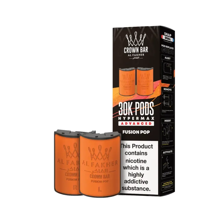 Al Fakher 30K Hypermax Pods Fusion Pop UK