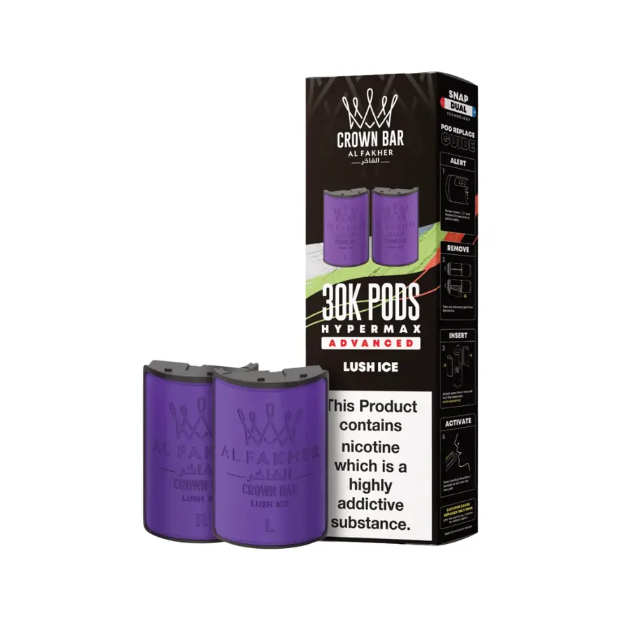 Al Fakher 30K Hypermax Vape Kit Lush Ice UK