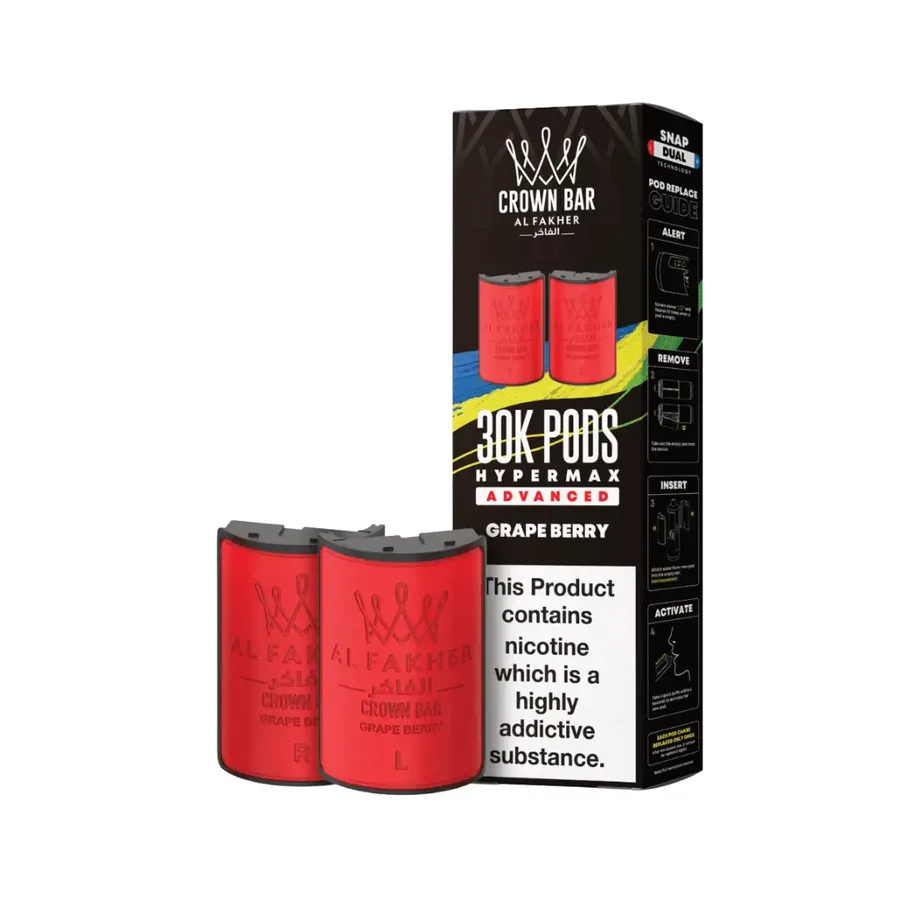 Al Fakher 30K Hypermax Vape Kit Mixed Berry UK