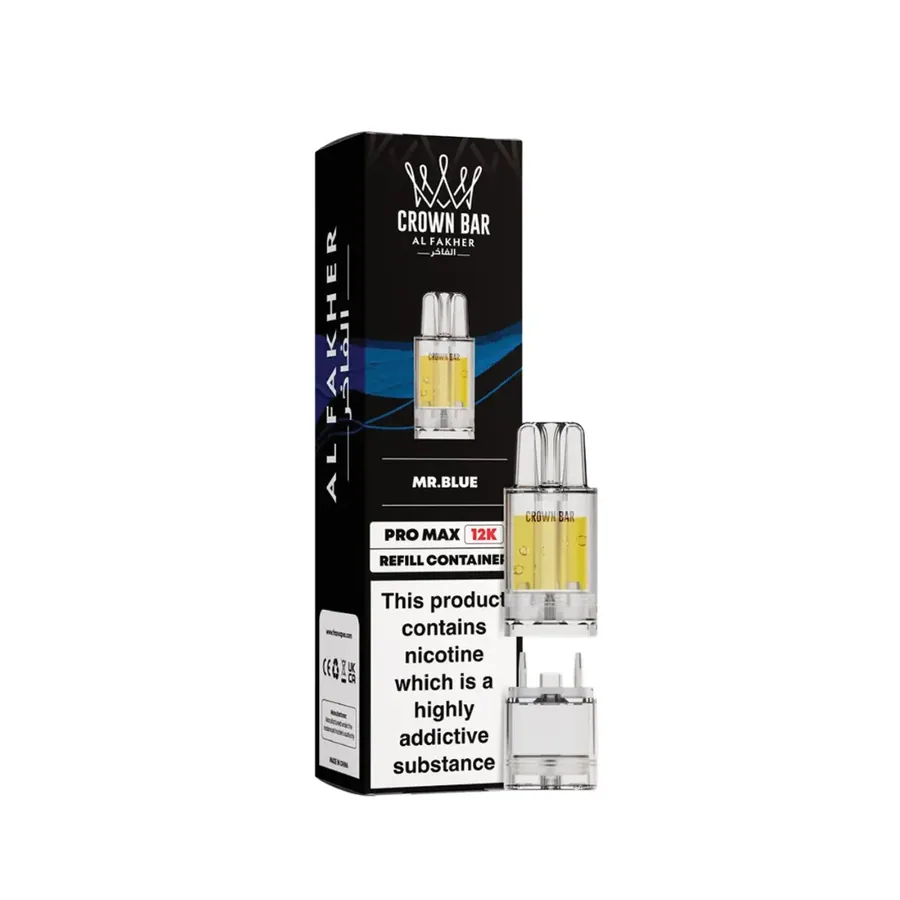 Al Fakher Crown Bar Pro Max 12K Vape Kit Light Blue UK