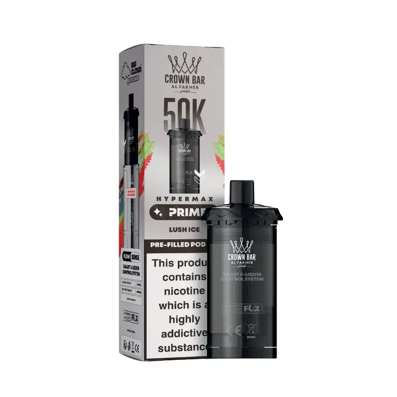 Al Fakher Hypermax Prime 50K Prefilled Pod Kit Lush Ice UK