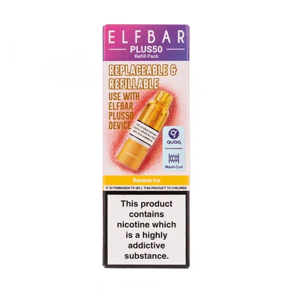 Watermelon Plus 50 Prefilled Pod + Refill by Elf Bar UK