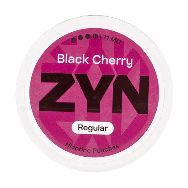 Black Cherry X-Strong Nicotine Pouches by Zyn UK
