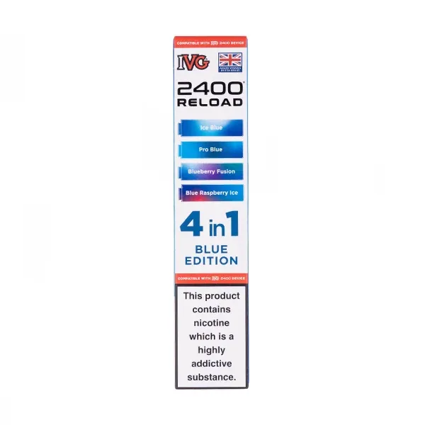 Juicy Edition IVG 2400 Reload Replacement Pods 4 Pack in Blueberry UK