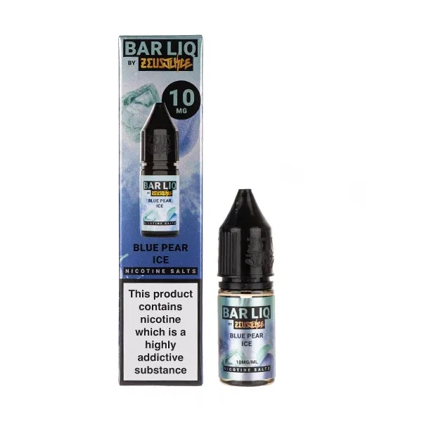Blue Pear Ice Nic Salt E-Liquid by Zeus Juice Bar Liq UK