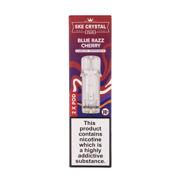 Blueberry Raspberry Crystal Plus Prefilled Pods by SKE UK