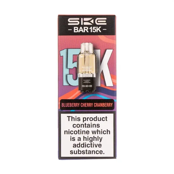 Blueberry Raspberries Bar 15K Prefilled Pod + Refill by SKE UK