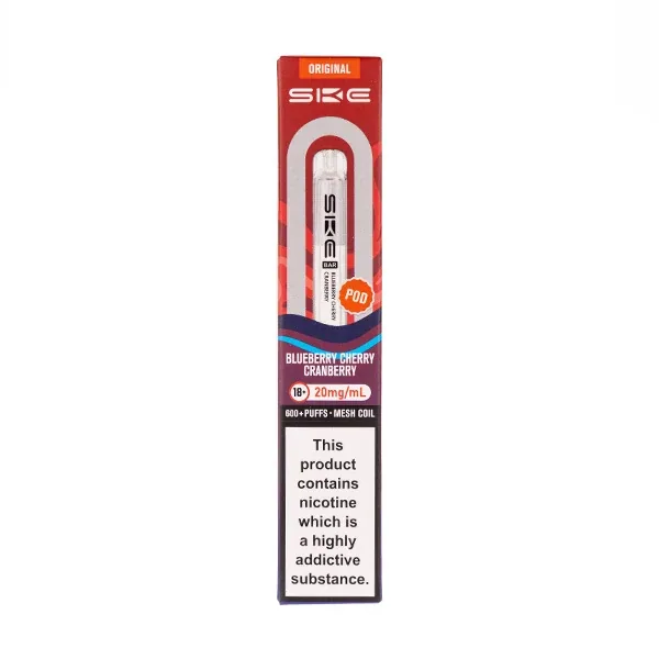 Blueberry Cherry Cranberry Crystal Bar 600 Prefilled Pod by SKE UK