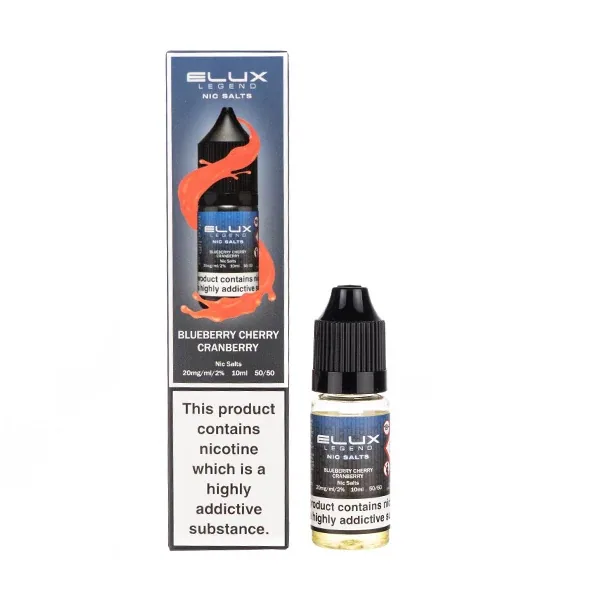 Blueberry Cherry Cranberry Nic Salt E-Liquid by Elux Legend UK