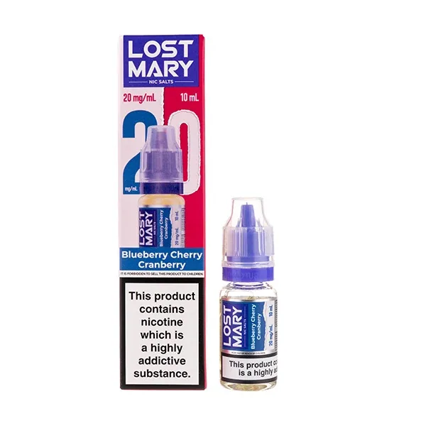 Blueberry Raspberry Nic Salt E-Liquid by Lost Mary UK