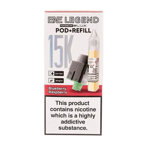 Fizzy Cherry ENE Legend 15K Prefilled Pod + Refill by Elux UK