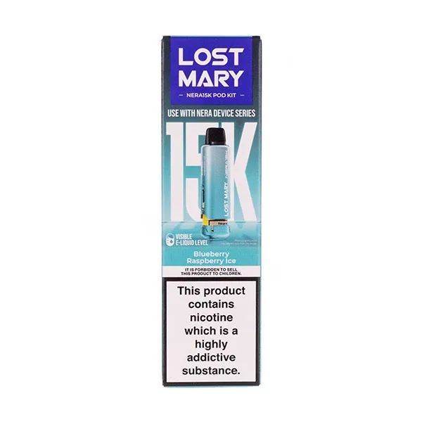 Blueberry Cherry Cranberry Nera 15k Prefilled Pod + Refill by Lost Mary UK