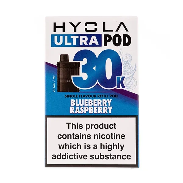 Blueberry Raspberry Ultra 30k Prefilled Pods by Hyola UK