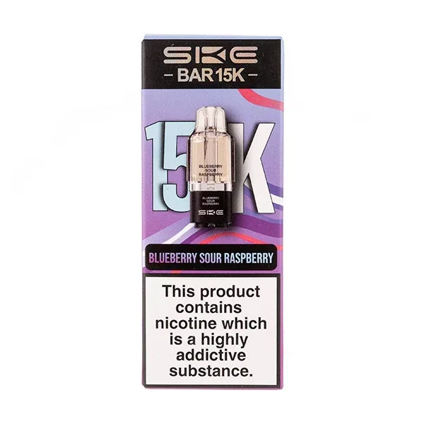 Blueberry Raspberries Bar 15K Prefilled Pod + Refill by SKE UK