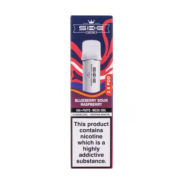 Lemon Lime Crystal 600 Pro Prefilled Pods by SKE UK