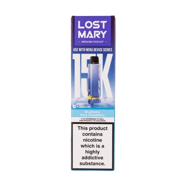 Blueberry Cherry Cranberry Nera 15k Prefilled Pod + Refill by Lost Mary UK