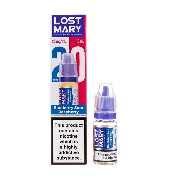 Blueberry Raspberry Nic Salt E-Liquid by Lost Mary UK