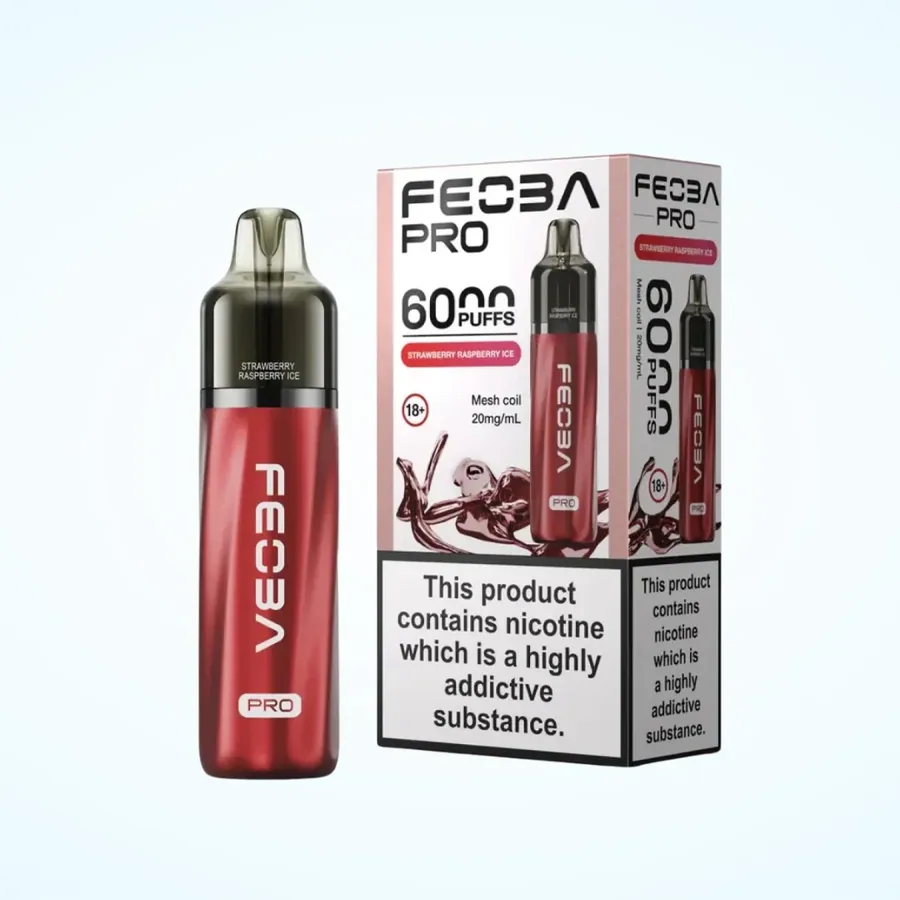 Box Of 10 Feoba Pro 6000 Prefilled Pod Kit in 10 Best Flavour Mix Box UK