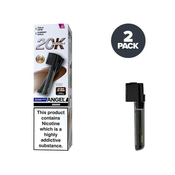 Brown Edition Vapes Bars Angel 20000 Vape Prefilled Pod Kit UK