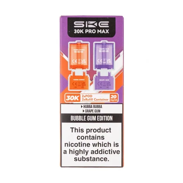 Bubblegum Edition Pro Max 30K Prefilled Pod + Refill by SKE UK