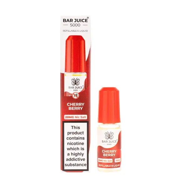 Cherry Berry Nic Salt E-Liquid by Bar Juice 5000 UK