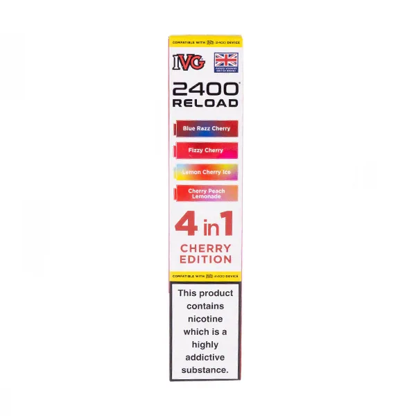 Juicy Edition IVG 2400 Reload Replacement Pods 4 Pack in Blueberry UK
