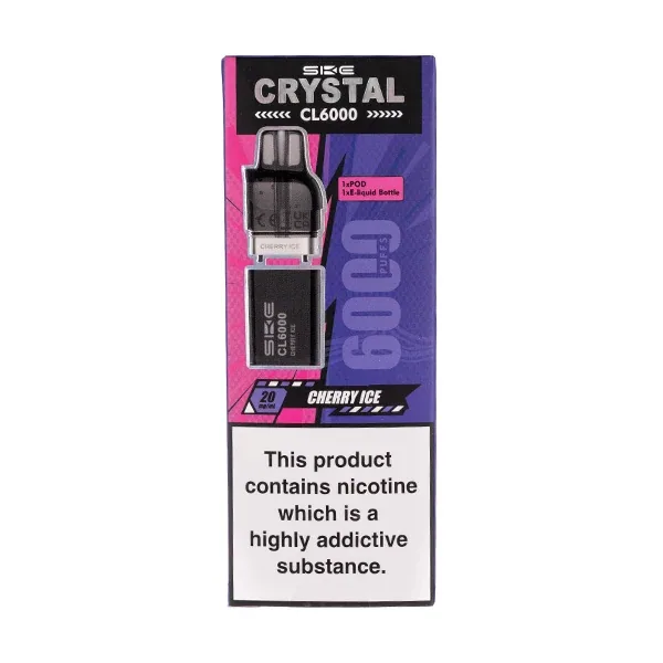 Blueberry Raspberries Crystal CL6000 Prefilled Pod + Refill by SKE UK