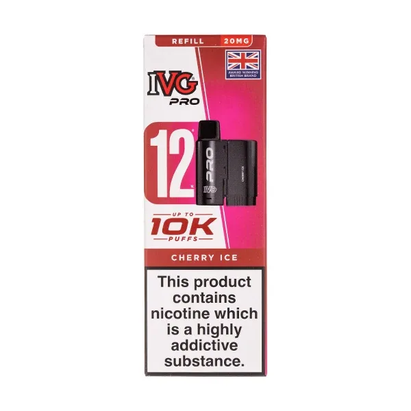 Sour Cherry Watermelon Pro 12 Prefilled Pod + Refill by IVG UK