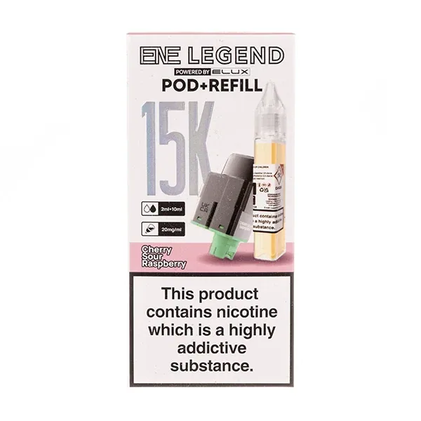 Fizzy Cherry ENE Legend 15K Prefilled Pod + Refill by Elux UK