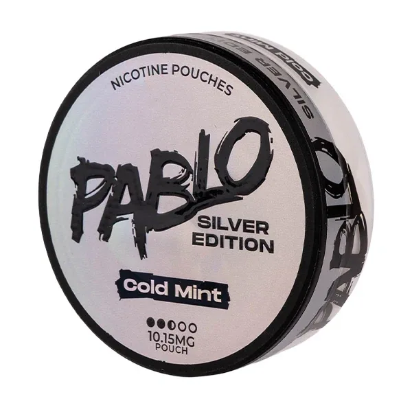 Cold Mint Silver Edition Nicotine Pouches by Pablo in Ice UK