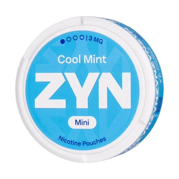 Cool Mint Mini Nicotine Pouches by Zyn in Menthol UK