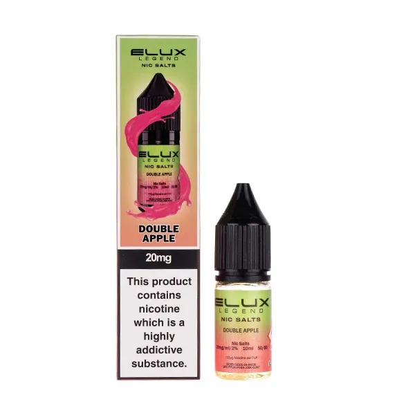 Double Apple Nic Salt E-Liquid by Elux Legend UK