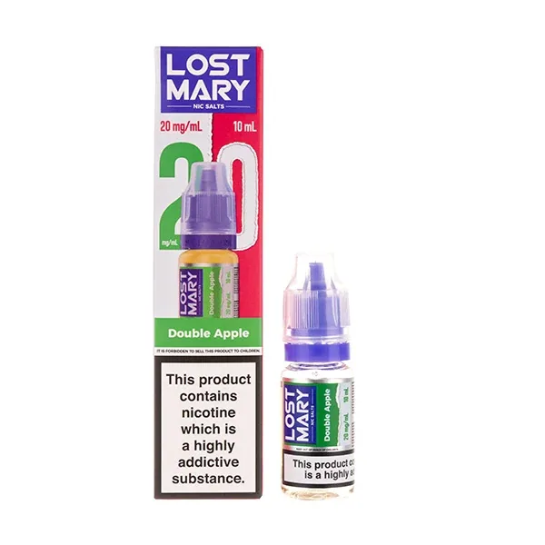 Double Apple Nic Salt E-Liquid by Lost Mary UK
