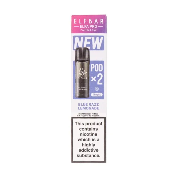 Elf Bar 600 Prefilled Pod Kit Blue Razz Lemonade UK