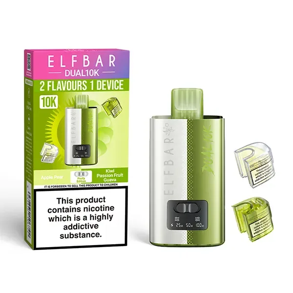 Elf Bar Dual 10K Prefilled Pod Kit Fruity UK