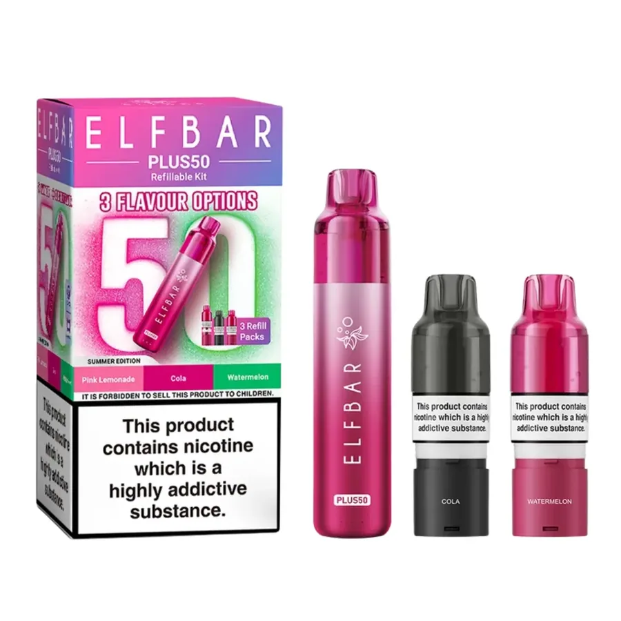 Elf Bar Plus 50 Prefilled Pod Kit Summer UK