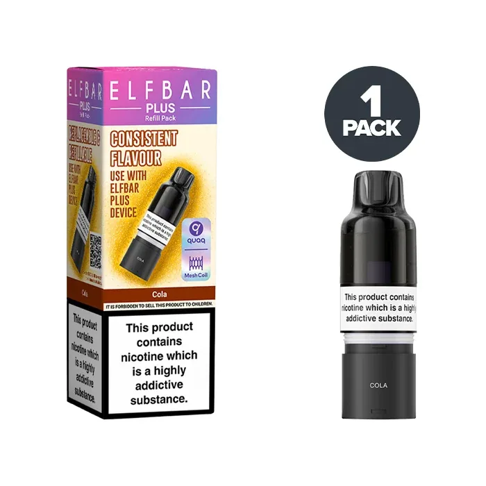 Elf Bar Plus 50 Refill Pack Cola prefilled pods UK