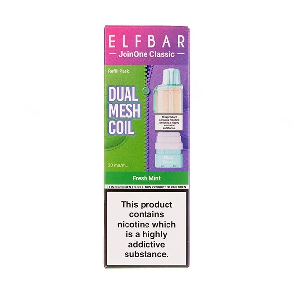 Elfliq Nic Salts E-Liquids by Elf Bar Peace Mint UK