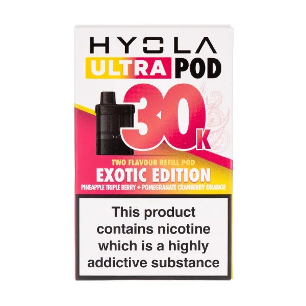 Raspberry Edition Ultra 30k Prefilled Pods by Hyola UK