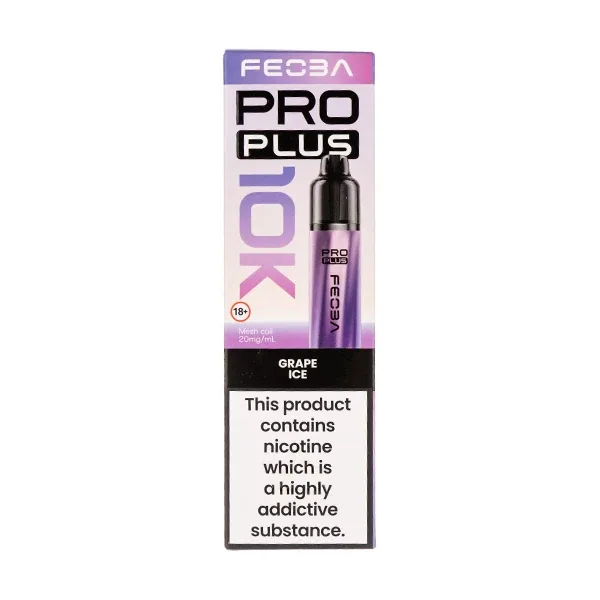 Feoba Pro Plus 10K Prefilled Pod Kit Grape Ice UK