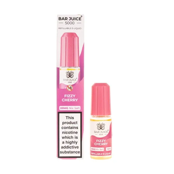 Fizzy Cherry Nic Salt E-Liquid by Bar Juice 5000 UK