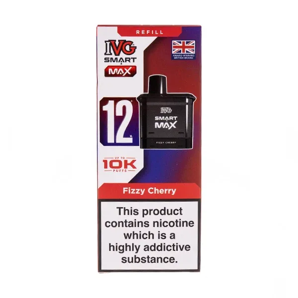 Fizzy Cherry Smart Max Prefilled Pod + Refill by IVG in Candy UK