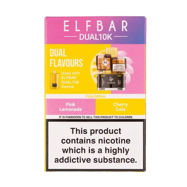 Fruity Edition Dual 10k Refill Pack by Elf Bar in Apple prefilled pods UK