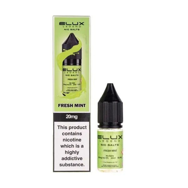 Fresh Mint Nic Salt E-Liquid by Elux Legend UK