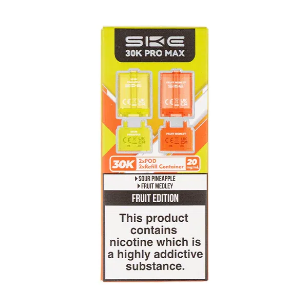 Fruit Edition Pro Max 30K Prefilled Pod + Refill by SKE in Mixed Fruit UK