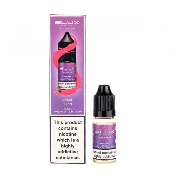 Grape Berry Nic Salt E-Liquid by Elux Legend UK
