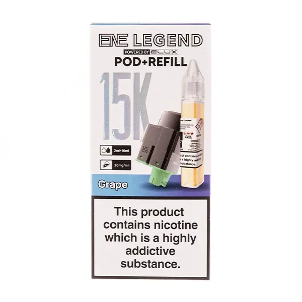 Grape ENE Legend 15K Prefilled Pod + Refill by Elux UK