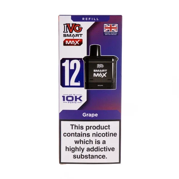 Grape Smart Max Prefilled Pod + Refill by IVG UK