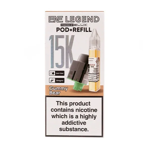 Gummy Bear ENE Legend 15K Prefilled Pod + Refill by Elux UK