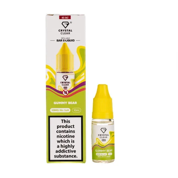 Strawberry Kiwi Nic Salt E-Liquid by Crystal Clear UK